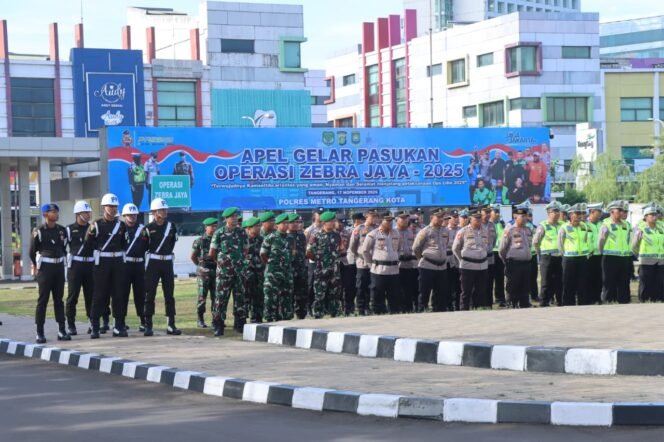
					Operasi Zebra Jaya 2025, 165 Personel Gabungan Siap Buru Pelanggar Lalin