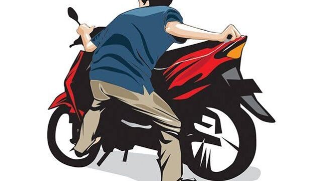 Ilustrasi Pencurian Sepeda Motor (Net)